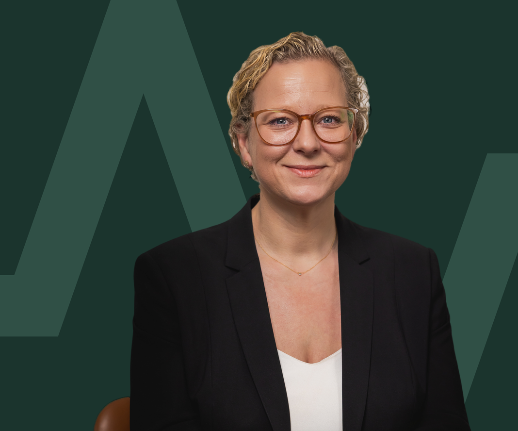 Mette Vestergaard Huss på scenen